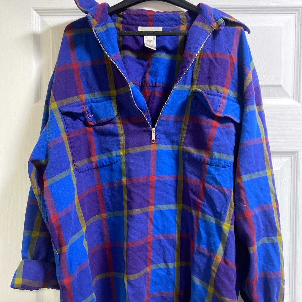 Plaid sweater